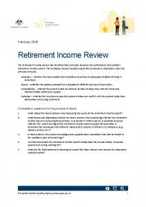 2020-02 WGEA Treasury Retirement Incomes Review