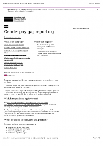 2021-09 UK Gender pay gap reporting | Equality and Human Rights Commission